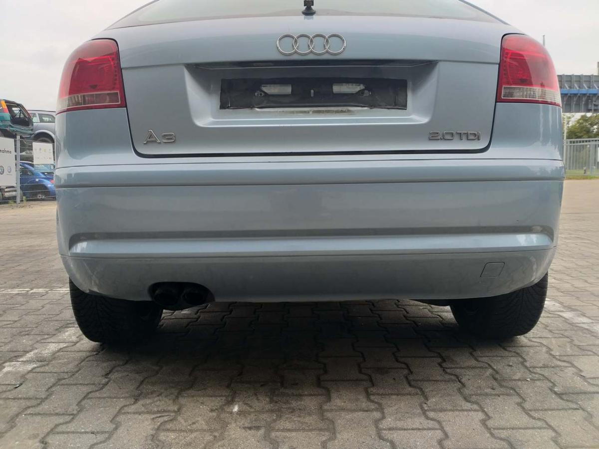 Audi A3 8P original Stoßstange Stossfänger hinten LY5J Liquidblau 3-Türer Bj.2004